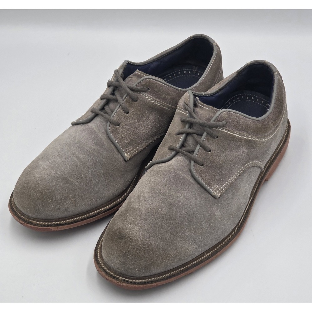 FootJoy Men's 7.5M Gray Golf Lace Up Casual Waterproof Suede spikeless Shoes